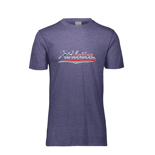 [FTSCUBRY-AS-LOGO1] Decker Men's Tri-Blend T-Shirt - Short Sleeve (Adult S, Royal, Logo 1)