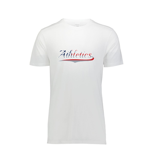 [FTSCUBWH-YS-LOGO1] Decker Youth Tri-Blend T-Shirt - Short Sleeve (Youth S, White, Logo 1)