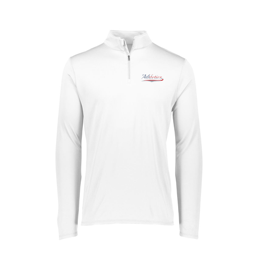 [FTLQFLWH-FAXS-LOGO1] Decker Women's Flex-Lite 1/4 Zip Shirt (Female Adult XS, White, Logo 1)