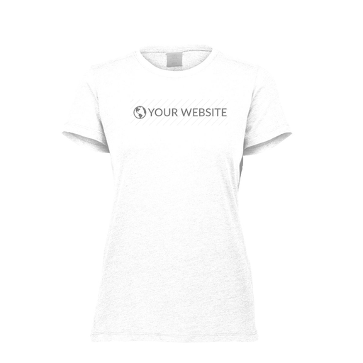 [FTSCUBWH-FAXS-LOGO3] Decker Women's Tri-Blend T-Shirt - Short Sleeve (Female Adult XS, White, Logo 3)
