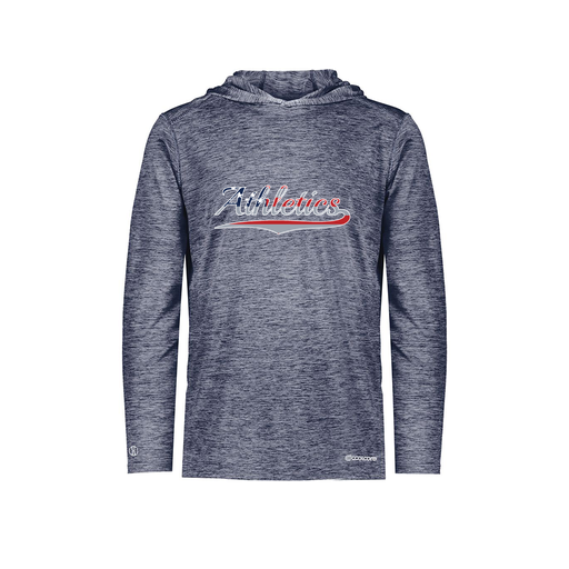 [FOLHCGNV-YS-LOGO1] Decker Youth Charge Hoodie (Youth S, Navy, Logo 1)